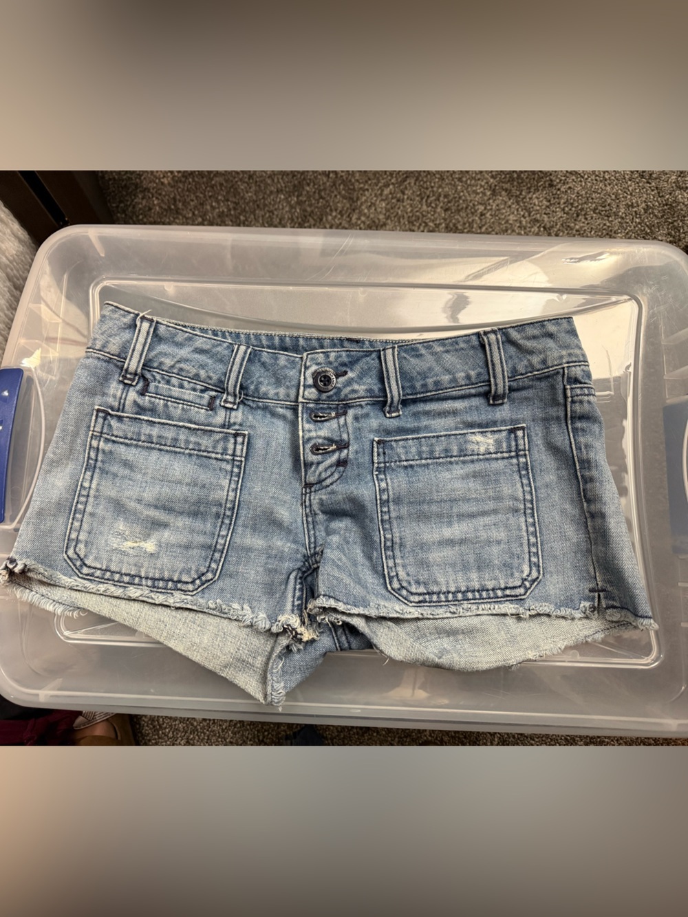 American Eagle Outfitters Light Wash Denim Shorts